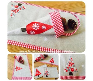 Stickserie - Pingu Party Baum & Schneeflocken